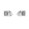 Double Solitaire Earrings with Moissanite Diamonds | ER32