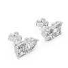 Double Solitaire Premium Earrings with Moissanite Diamonds | ER34