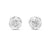 Single Solitaire Earrings with Moissanite Diamonds | ER ER-0018