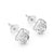 Single Solitaire Earrings with Moissanite Diamonds | ER ER-0019
