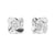 Single Solitaire Earrings with Moissanite Diamonds | ER ER-0021