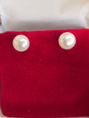 Pearl Earrings - Silver 925 | perfect for everyday wear (8 mm)