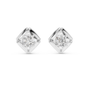 Single Solitaire Earrings with Moissanite Diamonds | ER ER-0019