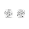 Single Solitaire Earrings with Moissanite Diamonds | ER ER-0020
