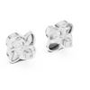Single Solitaire Earrings with Moissanite Diamonds | ER ER-0021