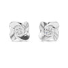 Single Solitaire Earrings with Moissanite Diamonds | ER ER-0021