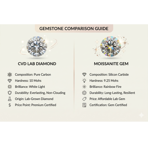 Single Solitaire Earrings with Moissanite Diamonds | ER ER-0020