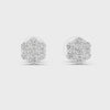 Solitaire Earrings with Moissanite Diamonds | ER L2-27#10001E