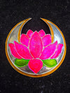 Silver Lotus Chandra (Pure Silver) - 1 Pc